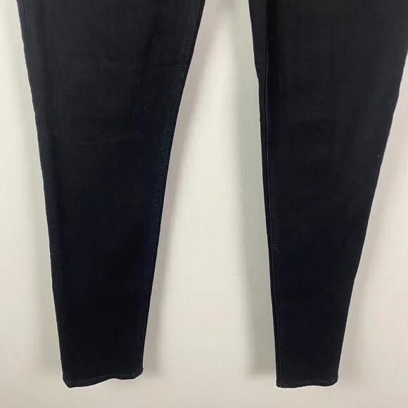 Rag & Bone High Rise Skinny Jeans in Black Coal Size 31 - Picture 3 of 12